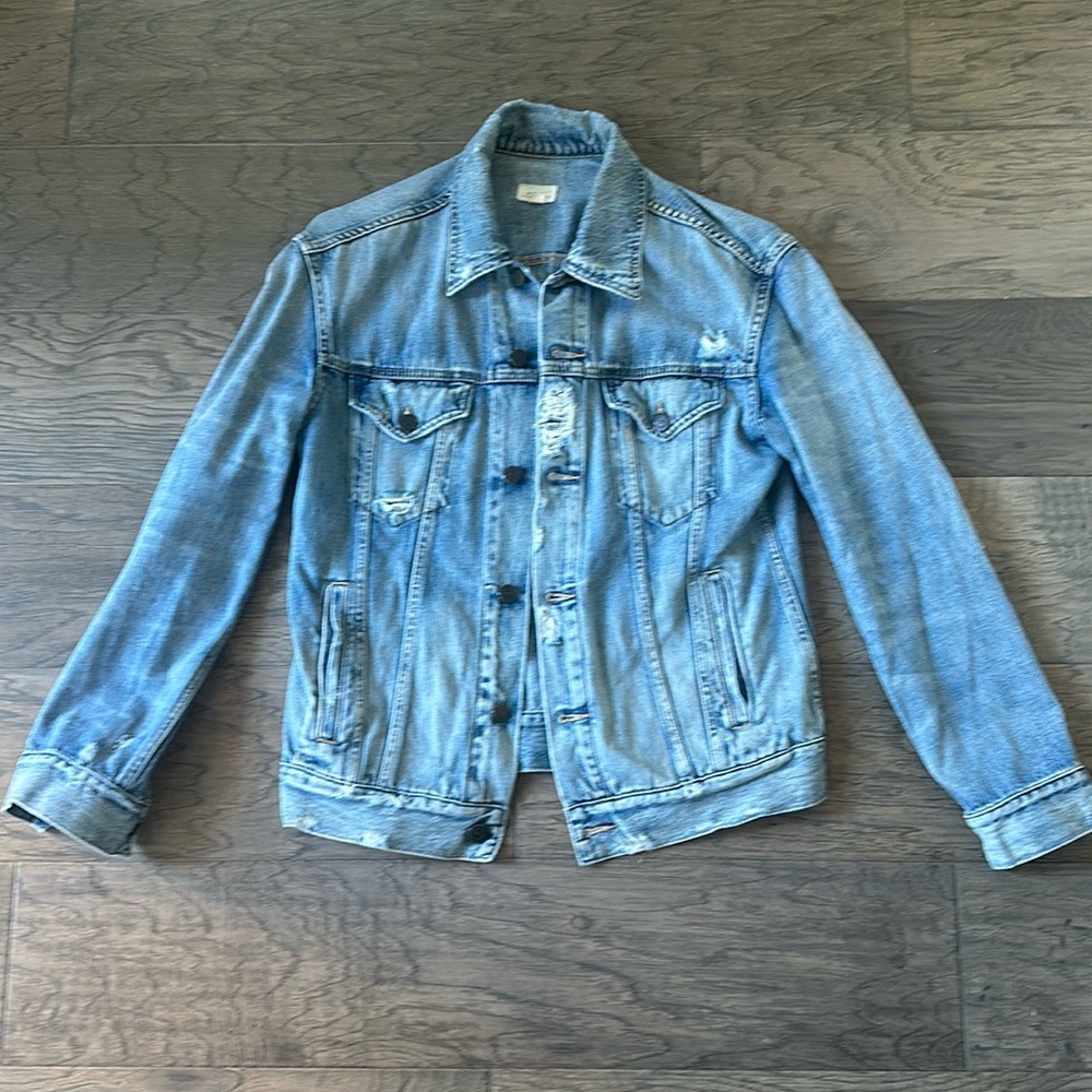 Able-The Merly Jacket-Original Wash- distressed denim jacket